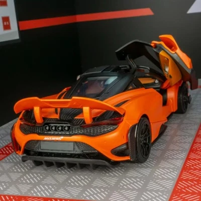 1:24 McLaren 765LT Diecast Alloy Sports Car Metal Model Collectable Toy Gift NEW - Image 1 of 4