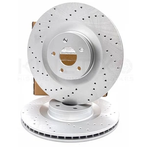 Para Ford Focus Rs MK3 2.3 Rs 2015- Frente Rendimiento Discos de Freno Par 350mm - Imagen 1 de 6