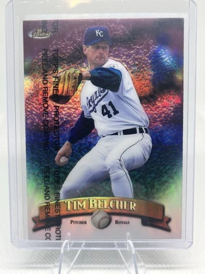 1998 Topps Finest Refractor #163 Тим Белчер Kansas City Royals BV$3 - Изображение 1 из 2