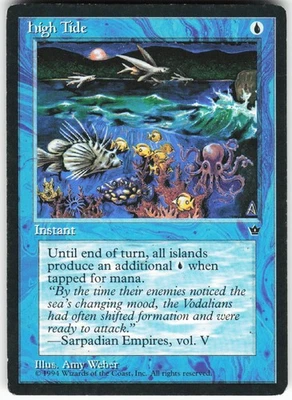High Tide (Weber) C Fallen Empires FEM Instant Regular MTG LP - Image 1 of 2
