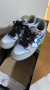Größe 10 - A Bathing Ape Sk8 Sta M1 blau authentisch 100 % - Bild 1 von 10