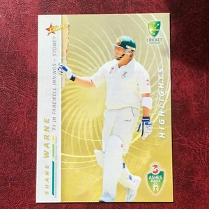 Shane Warne 2007 - 71 In Farewell Innings Select Card no. 100 - Picture 1 of 2
