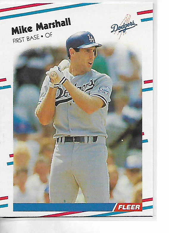 1988 Fleer Mike Marshall Card - Image 1 of 1