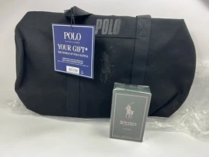 Polo by Ralph Lauren, 4 oz Cologne Intense Spray for Men + Polo Duffle Bag - Picture 1 of 5