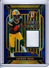 2023 Panini Gold Standard Newly Minted Patch Sapphire JAYDEN REED RC 6/10 SP