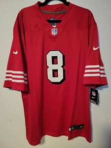 🏈 Steve Young 49ers Limited Red Vapor XL Jersey #8 NEW STITCHED Ships Fast