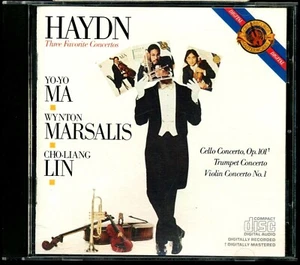 Haydn 3 Favorite Concertos - Yo-Yo Ma Wynton Marsalis Cho-Liang Lin CD Japan - Imagen 1 de 3