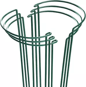 Plant Support Stakes, 6 Pack Metal Peony Cages and Supports, Garden Stakes Plant - Picture 1 of 12