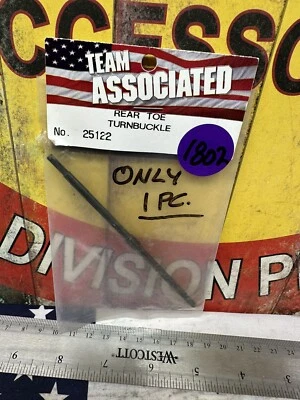 VINTAGE TEAM ASSOCIATED 25122: REAR TOE TURNBUCKLE NewInPack “””1pc.””” - Image 1 of 3