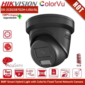 4p Hi 8MP ColorVu DS-2CD2387G2H-LIU IP Camera Smart Hybrid Light MIC POE - Picture 1 of 24