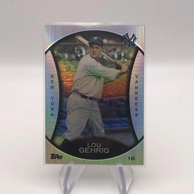 2010 Topps Platinum Legends Chrome #PC20 Lou Gehrig Yankees - Image 1 of 4