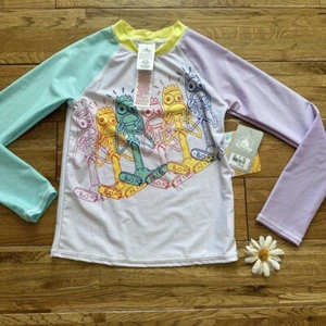 NWT Disney Store Toy Story 4 Forky Rash Guard Swimwear Size 7/8 Medium - Picture 1 of 10