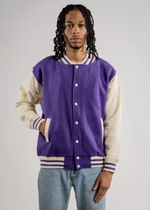 Purple Varsity Heavy Blend fleece Sweatshirt - Picture 1 of 6