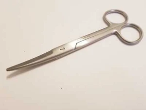 Tijeras Mayo 5 1/2" curvas ACERO INOXIDABLE CE primeros auxilios quirúrgicos médicos EMT - Imagen 1 de 1