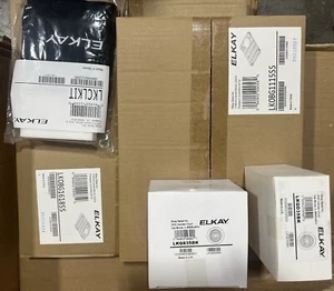 Kit de fregadero de accesorios Elkey ELGHU3322RBKOC incluye rejillas, accesorios de drenaje, toalla - Imagen 1 de 6