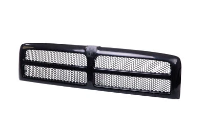Black Grille Honeycomb Mesh Insert For 1994-2002 Dodge Ram 1500 2500 3500 Pickup Foto 1 de 4