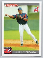2004 TOPPS TOTAL #707 JHONNY PERALTA  CLEVELAND INDIANS
