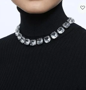 New SWAROVSKI HARMONIA Oversized Crystals FLOATING Pave Choker Necklace 5600942 - Picture 1 of 24