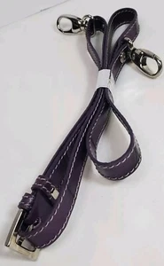 Dooney &Bourke Purple Patent Stitched Leather Replacement Crossbody Strap - Picture 1 of 12