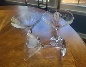 3 Tiffin CLASSIC 7 oz. Bicchieri da champagne / martini / gambo alto di sherbet 14185 usati in ottime condizioni - Foto 1 di 4
