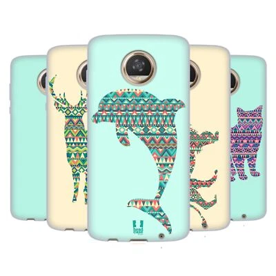 HEAD CASE DESIGNS PATTERNED ANIMAL SILHOUETTES SOFT GEL CASE FOR MOTOROLA PHONES - Image 1 of 4