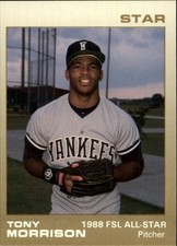 1988 Florida State League All-Stars Star #45 Tony Morrison
