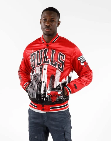 PRO STANDARD CHICAGO BULLS REMIX SATIN JACK Size Large Cover