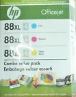 Genuine HP 88XL Ink Combo Pack Color Expired New Sealed
