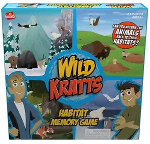 Juego de memoria Goliath Wild Kratts Habitat - Imagen 1 de 3