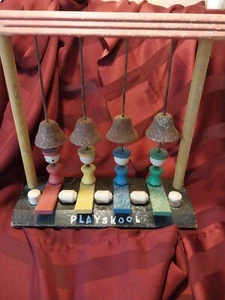 Vintage Playskool wooden Bell Toy - Picture 1 of 1