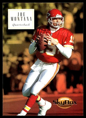 SkyBox Premium Joe Montana Kansas City Chiefs 1994 #75 *A* Foto 1 de 2