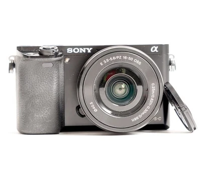 Sony Alpha a6000 Mirrorless Camera with 16-50mm and 55-210mm Lenses (Black) - Image 1 of 4