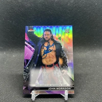 2021 Topps Finest WWE Roster Auto John Morrison #RA-JM Auto - Image 1 of 4