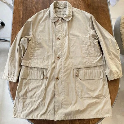 Abrigo Chaqueta Allegri Beige Trench Hecho en Italia Talla MA Foto 1 de 4