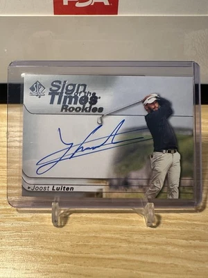 Joost Luiten 2021 SP Sign of the Times RC Auto – Rookie Golf Autograph - Image 1 of 2