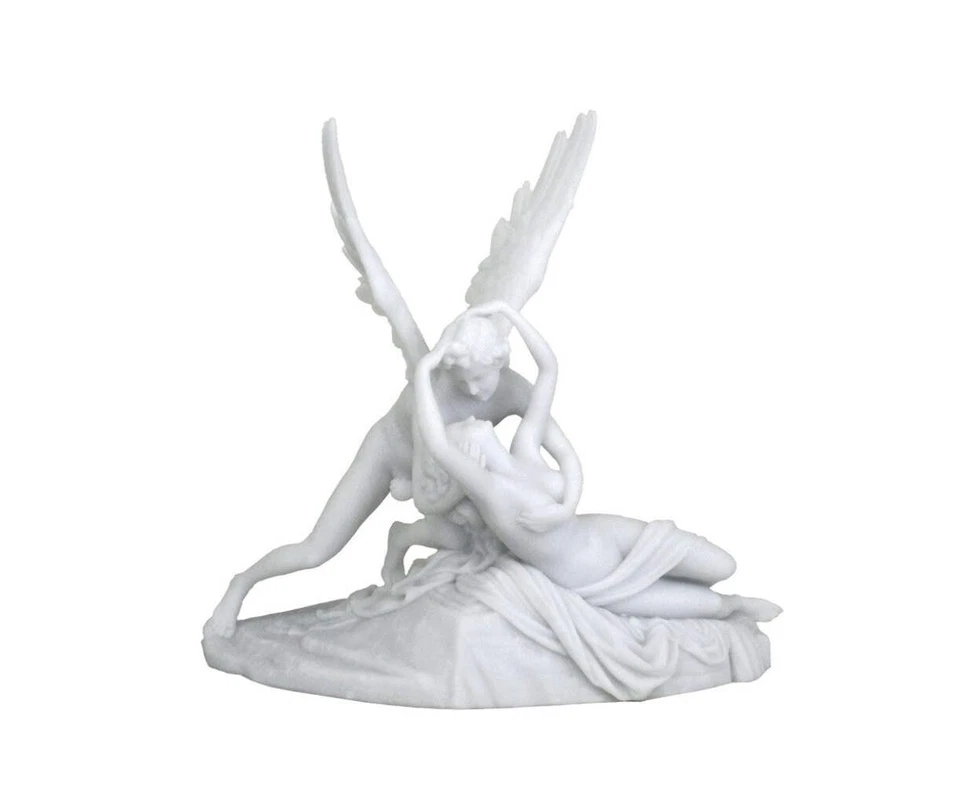 Estatua de Cupido y Psique de Canova, resina acabado bronce, 19 cm, Italfama Foto 1 de 1