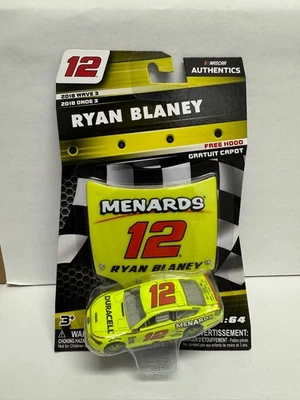 NASCAR Authentics 2018 Wave 3 Ryan Blaney Duracell 1:64 Diecast - Image 1 of 2