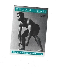 1991 Score #890 Rickey Henderson DT  OAKLAND  ATHLETICS - Picture 1 of 2