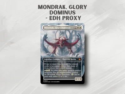 Mondrak, Glory Dominus - Standard Art - Custom Magic: The Gathering Card - Image 1 of 4