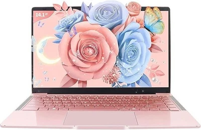 Ultra Light and Portable 14" Laptop -Win11 Pro/Office 6G+512GB SSD Rose Gold - Image 1 of 4