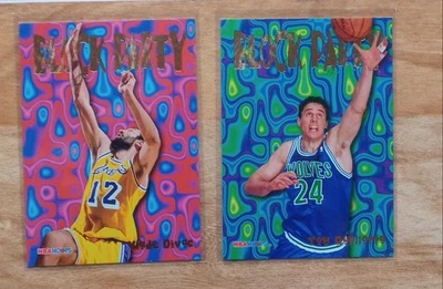 Los Angeles Lakers Hoops Block Party Vlade Divac INSERT+ Tom Gugliotta NM-MINT - Image 1 of 2