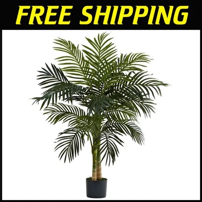 Palmera de caña dorada realista de 4 pies Foto 1 de 4