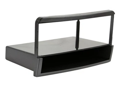 Einbaurahmen DIN Autoradio für Ford Mazda schwarz mit Ablagefach - Bild 1 von 4