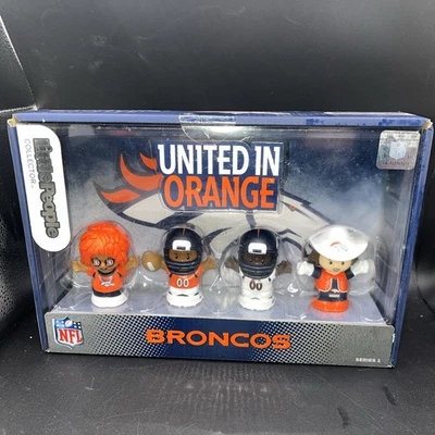 NUEVO Little People Collector NFL Denver Broncos UNIDOS EN NARANJA Fisher Price Foto 1 de 3