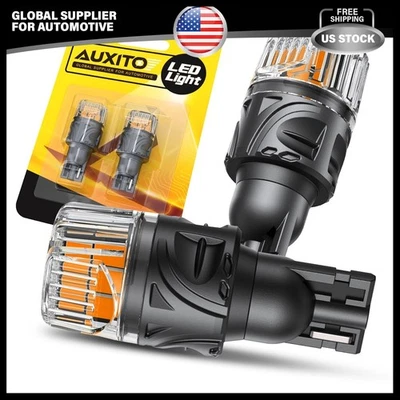 1/2SET 921 T15 912 LED Bombillas Para Intermitente Luz Marcadora Lateral Ámbar Foto 1 de 4