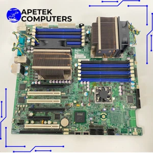 Supermicro X8DAi LGA 1366 Mainboard Intel E5640 & Kühlkörper - Bild 1 von 6