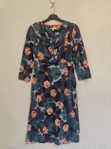 EX White Stuff Women's 3/4 Sleeve Morrie Tunic Jersey Dress In Multicolored - Picture 1 of 8