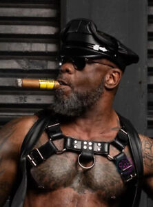 Leather Gay Chest Harness FETISH GAY MALE