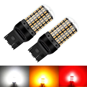 SOCAL-LED 2x 7440 7444 Back Up Bulb 78-SMD Super Bright Brake Tail Reverse Light - Picture 1 of 8