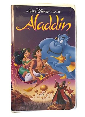 Walt Disney Classic Aladdin VHS Tape Clamshell Cover - Image 1 of 3